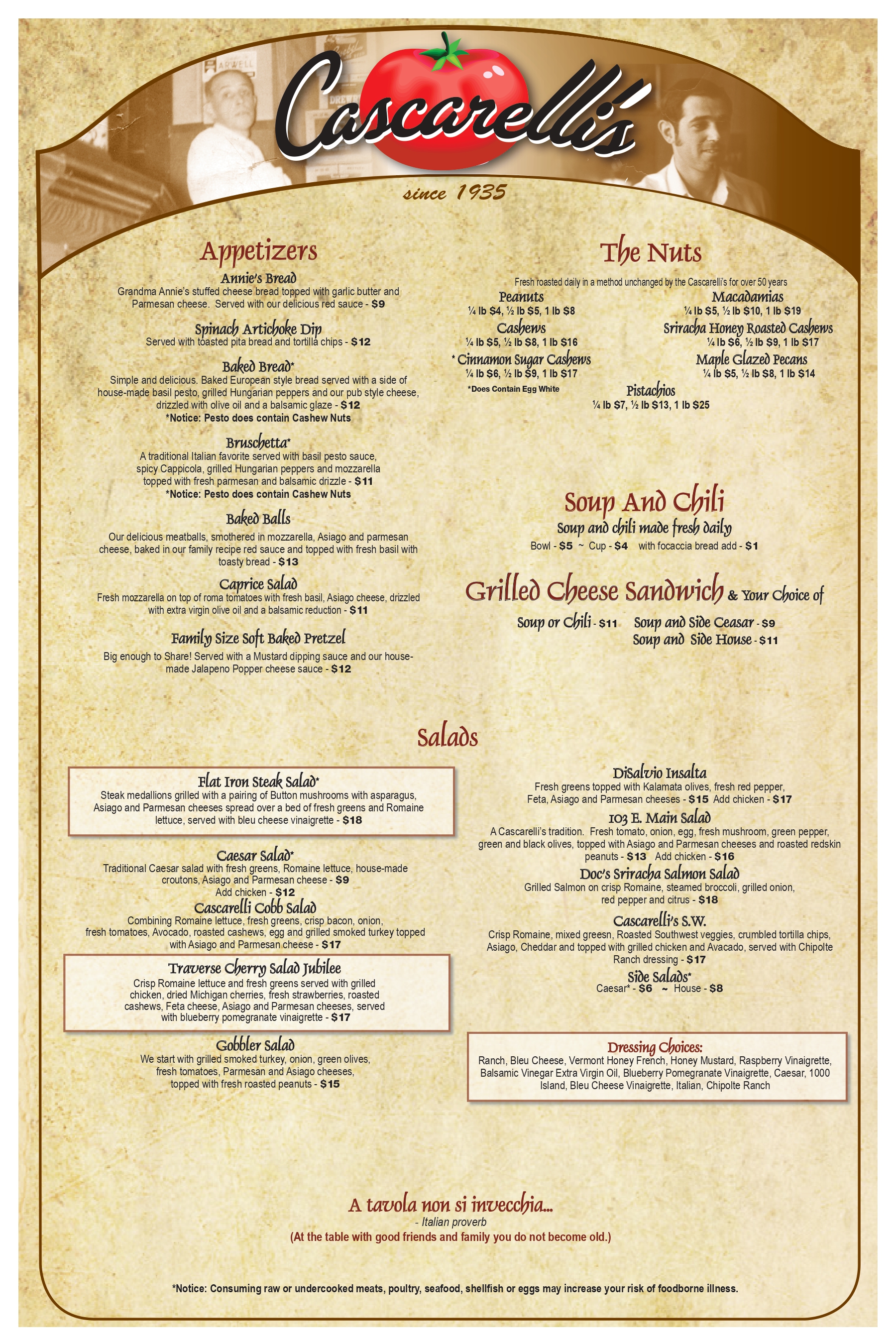 Weekend Menu Cascarelli S Pizza